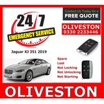 JAGUAR XJ351 2019 Replacement, Spare, Lost Car key, not locking and unlocking, 2 image