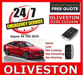 JAGUAR-XE-760 2019 Replacement, Spare, Lost Car key, not locking and unlocking