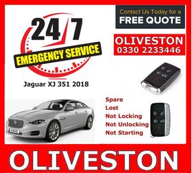 JAGUAR XJ351 2018 Replacement, Spare, Lost Car key, not locking and unlocking