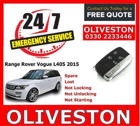 Range Rover Vogue L405 2015 Key Fob Replacement Spare Lost Not Locking Not Unlocking