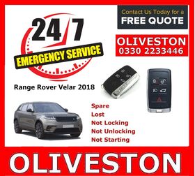 Range Rover Velar 2018 Key Fob Replacement Spare Lost