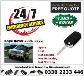 Range Rover Vogue L322 2006 Key Fob Replacement Spare Lost Not Locking Not Unlocking, 2 image